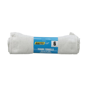 Terry Towels, 6-pk. Roll, 6/PK