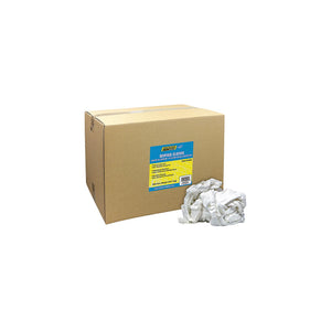 Recycled White Knits Wiping Cloths, 40-lb. Box, 40 lb. Box/PK