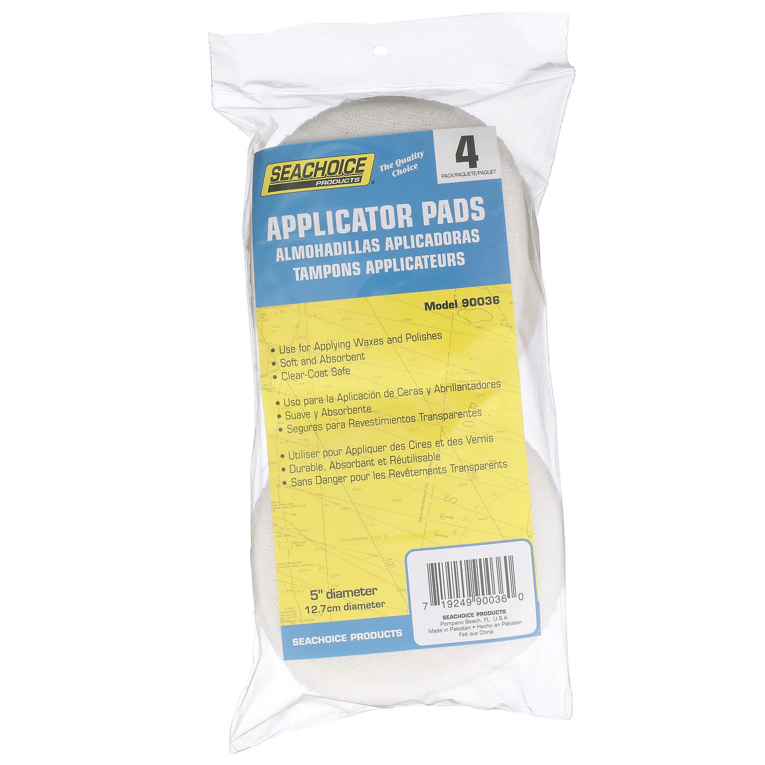 5in Terry Cloth Applicator Pads, 4-pk., 4/PK