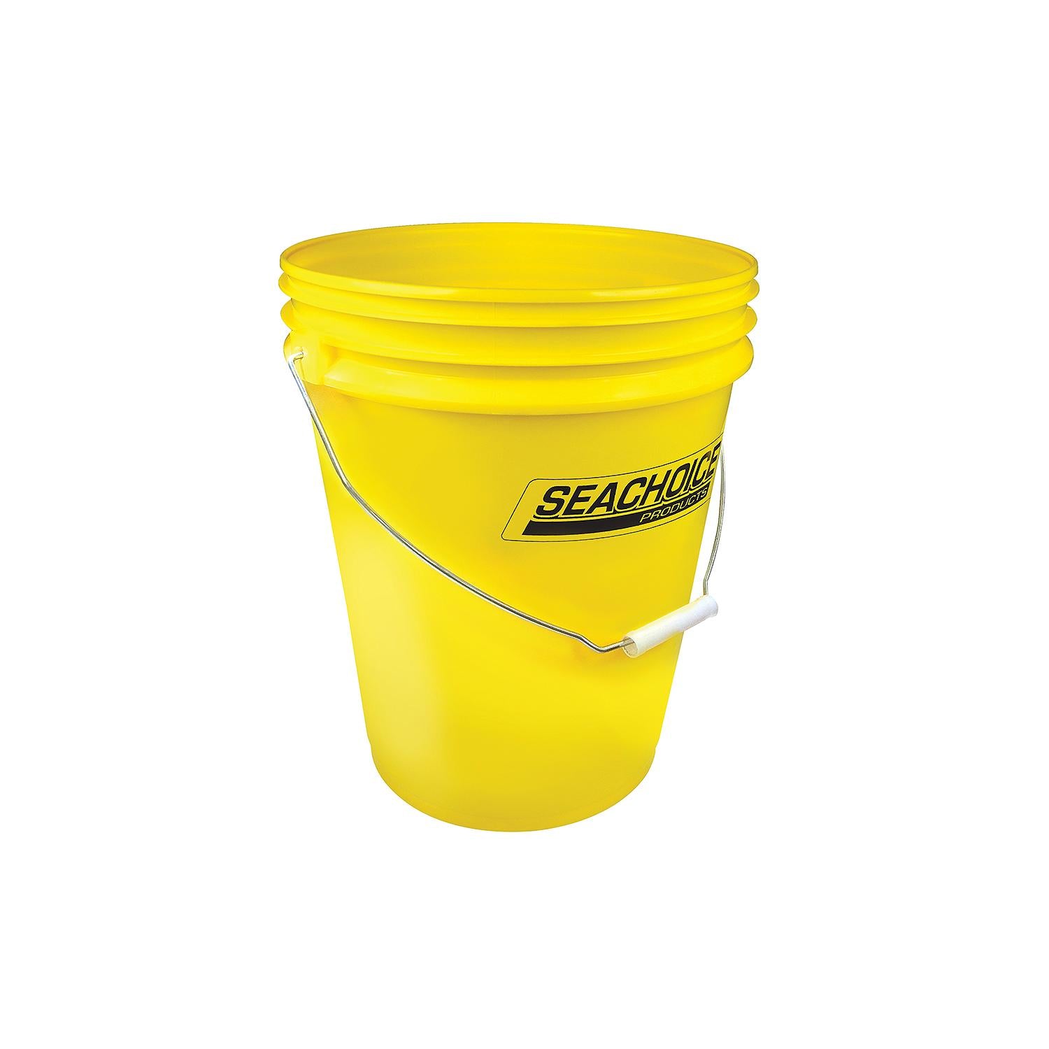 5-Gallon Utility Bucket w/ Handle, Yellow
