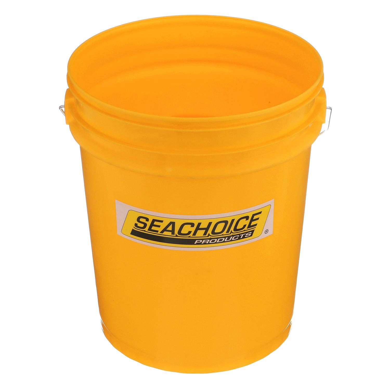 5-Gallon Utility Bucket w/ Handle, Yellow