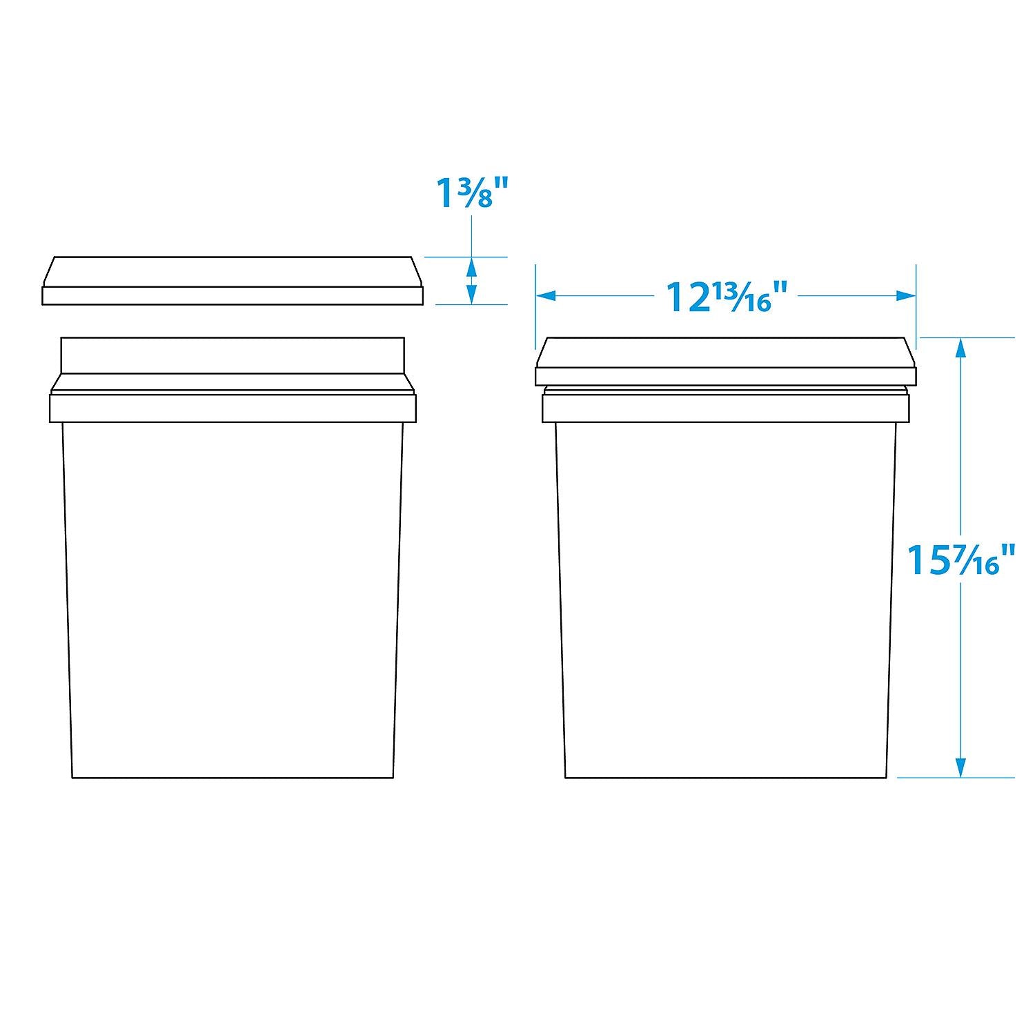 5-Gallon Utility Bucket w/ Handle, Yellow