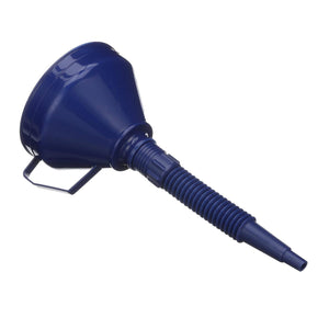 Long Flexible Funnel w/ Stainless Steel Strainer & Handle
