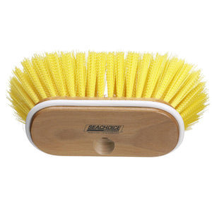 Deck Brush w/ Bumper & Threaded Adapter, Medium
