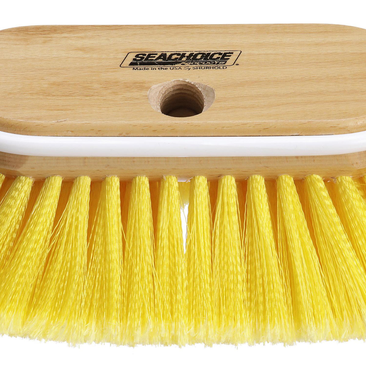Deck Brush w/ Bumper & Threaded Adapter, Soft
