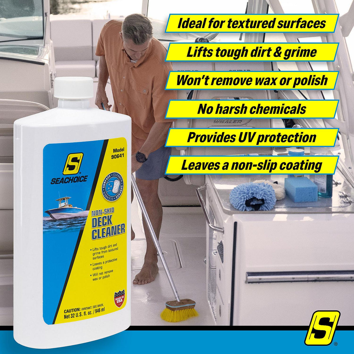 Non-Skid Deck Cleaner, Quart