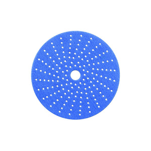 Multi-Hole Blue Ceramic blend Hook-and -Loop Discs, Grade: 180, Size: 6in, 50/Box