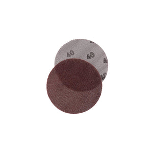 Dust Free Aluminum Oxide Mesh Hook & Loop Discs, Grade 40, Brown, 25/PK