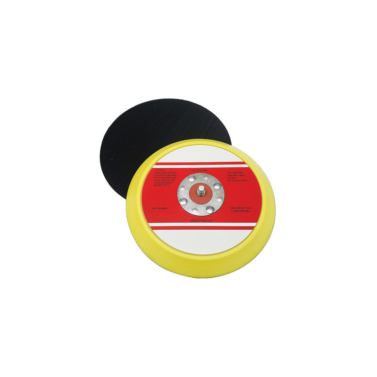 Hook & Loop Disc Backing Pad w/o Vacuum Holes