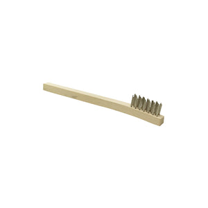 Mini Wire Brush, Stainless Steel, 7-3/4in