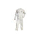 Coveralls,Microporous Disposable Paint Suit w/ Collar, X-Large
