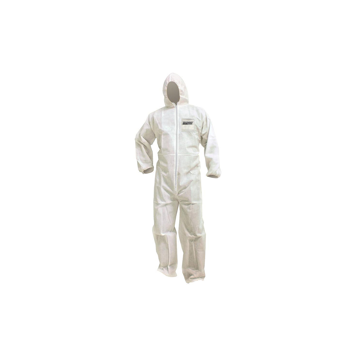 Coveralls,Microporous Disposable Paint Suit w/ Hood, XX-Large