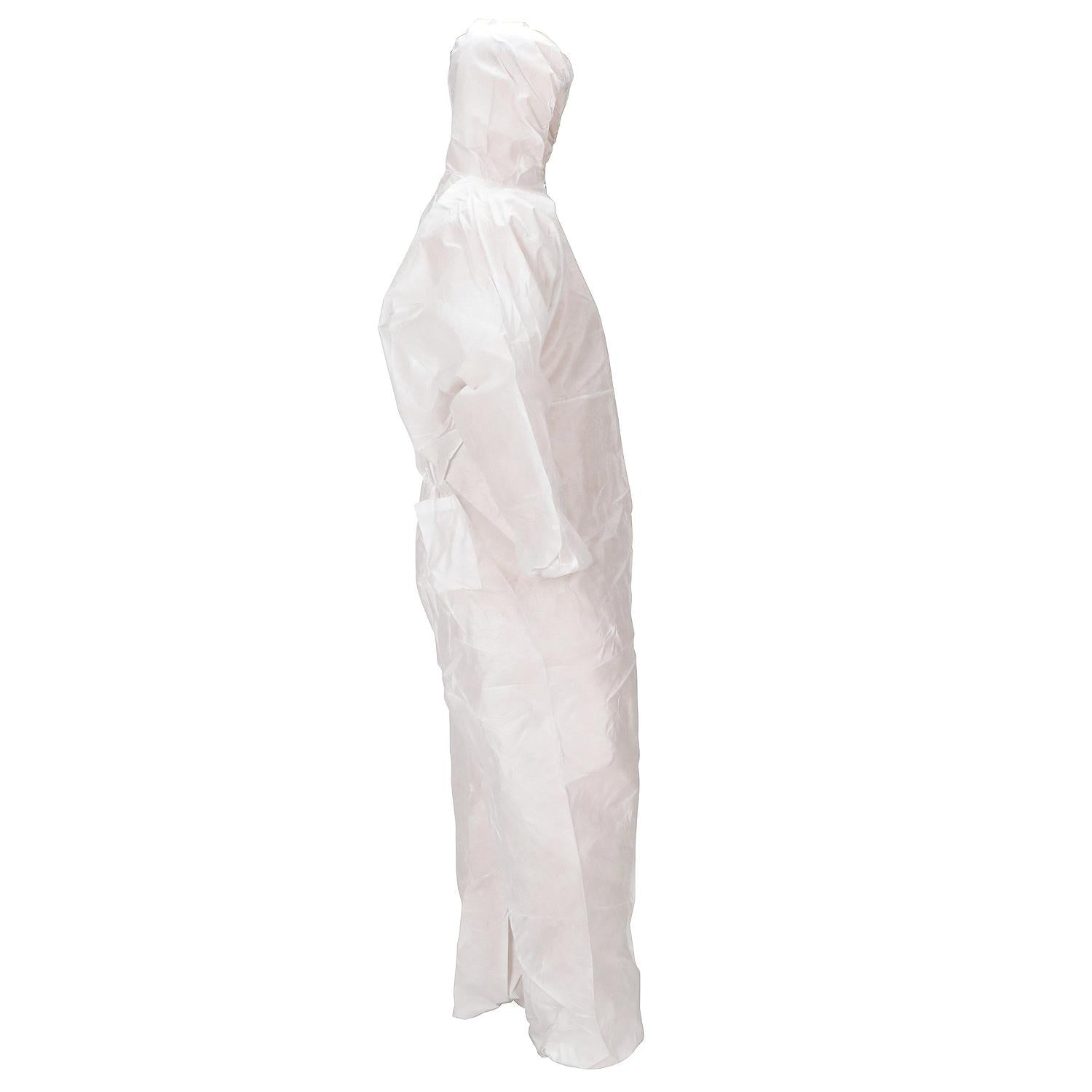 Coveralls, SMS Breathable Disposable Paint Suit w/ Hood, XXXX-Large