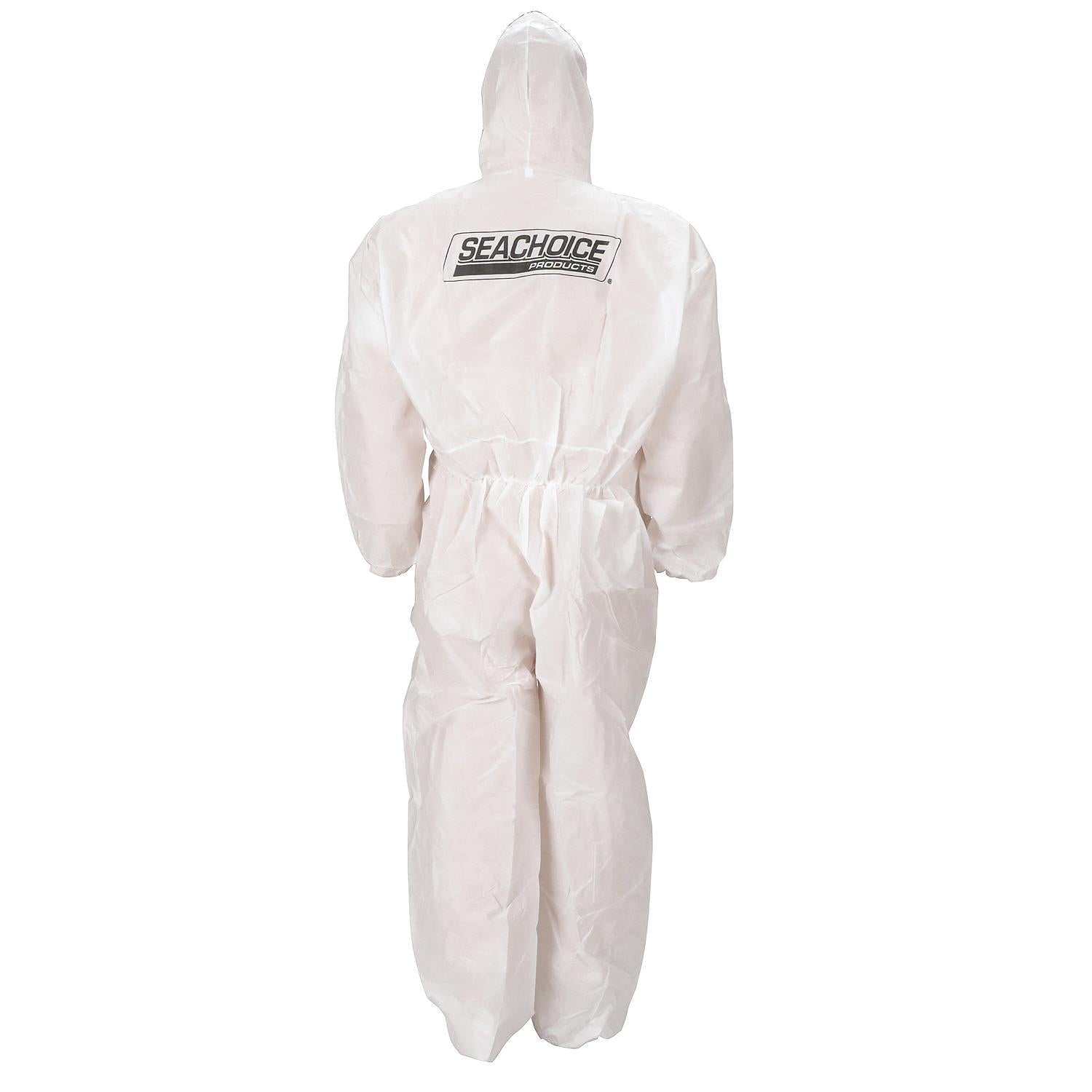 Coveralls, SMS Breathable Disposable Paint Suit w/ Hood, XXXX-Large