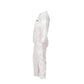 Coveralls,Microporous Disposable Paint Suit w/ Collar, Large