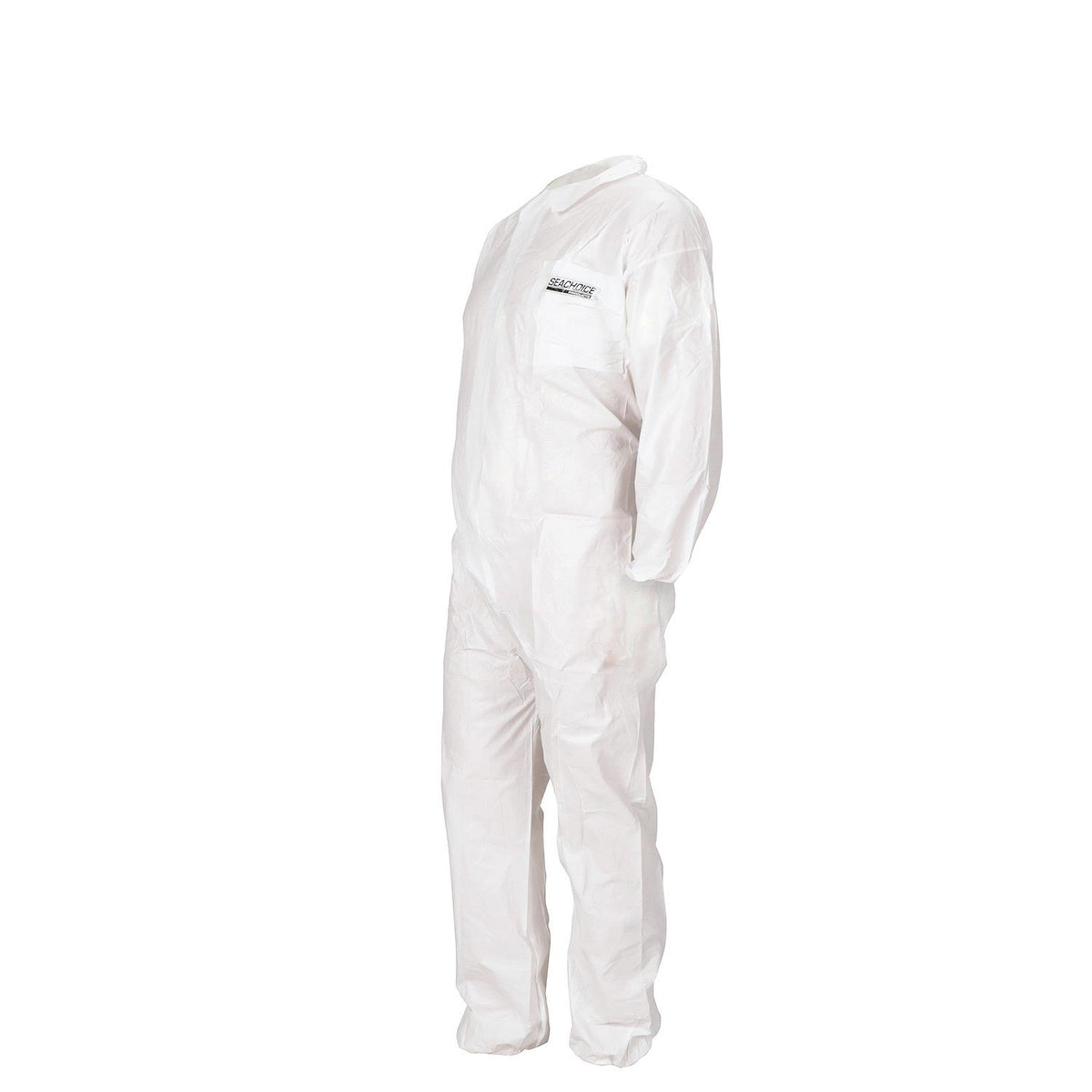 Coveralls,Microporous Disposable Paint Suit w/ Collar, X-Large