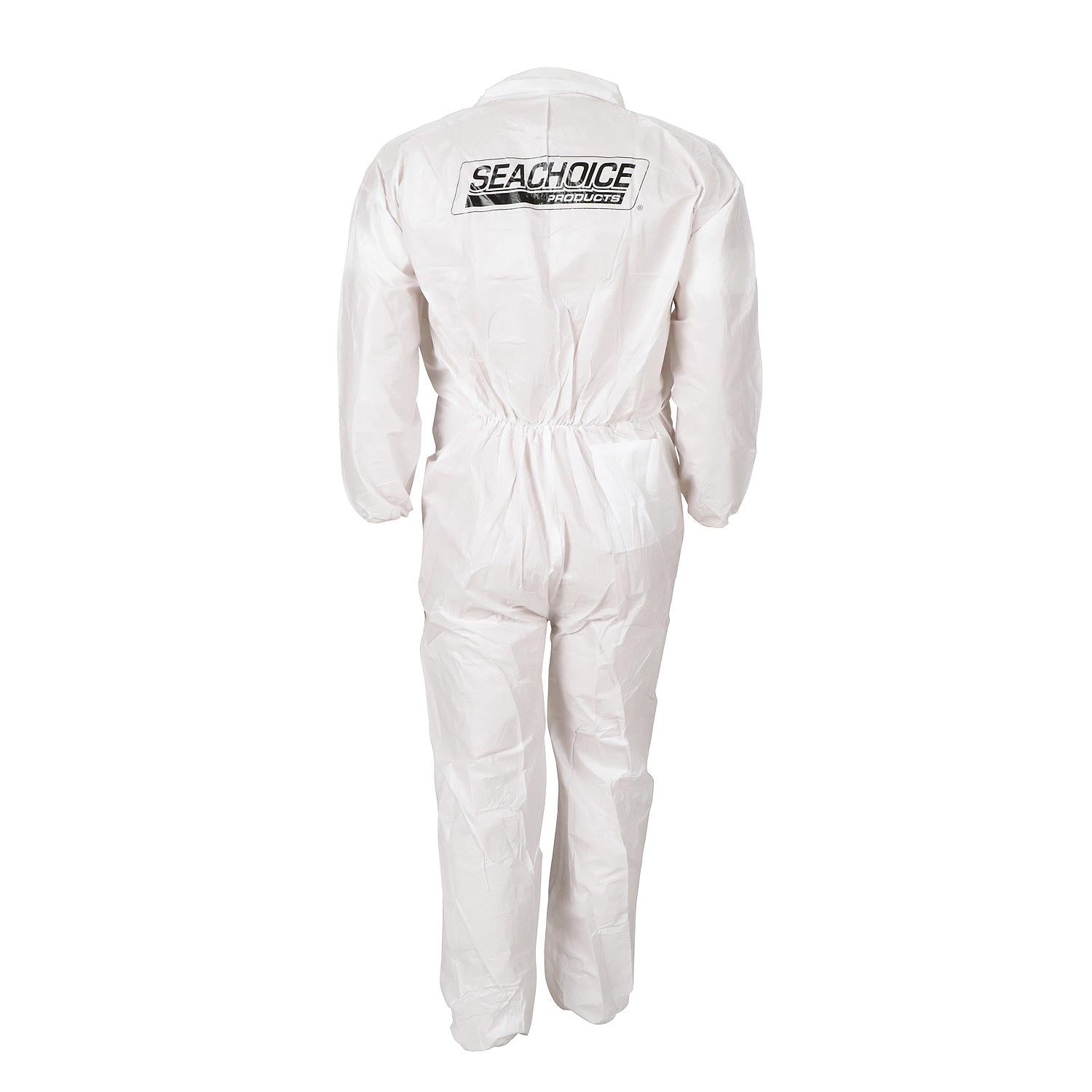 Coveralls,Microporous Disposable Paint Suit w/ Collar, XX-Large