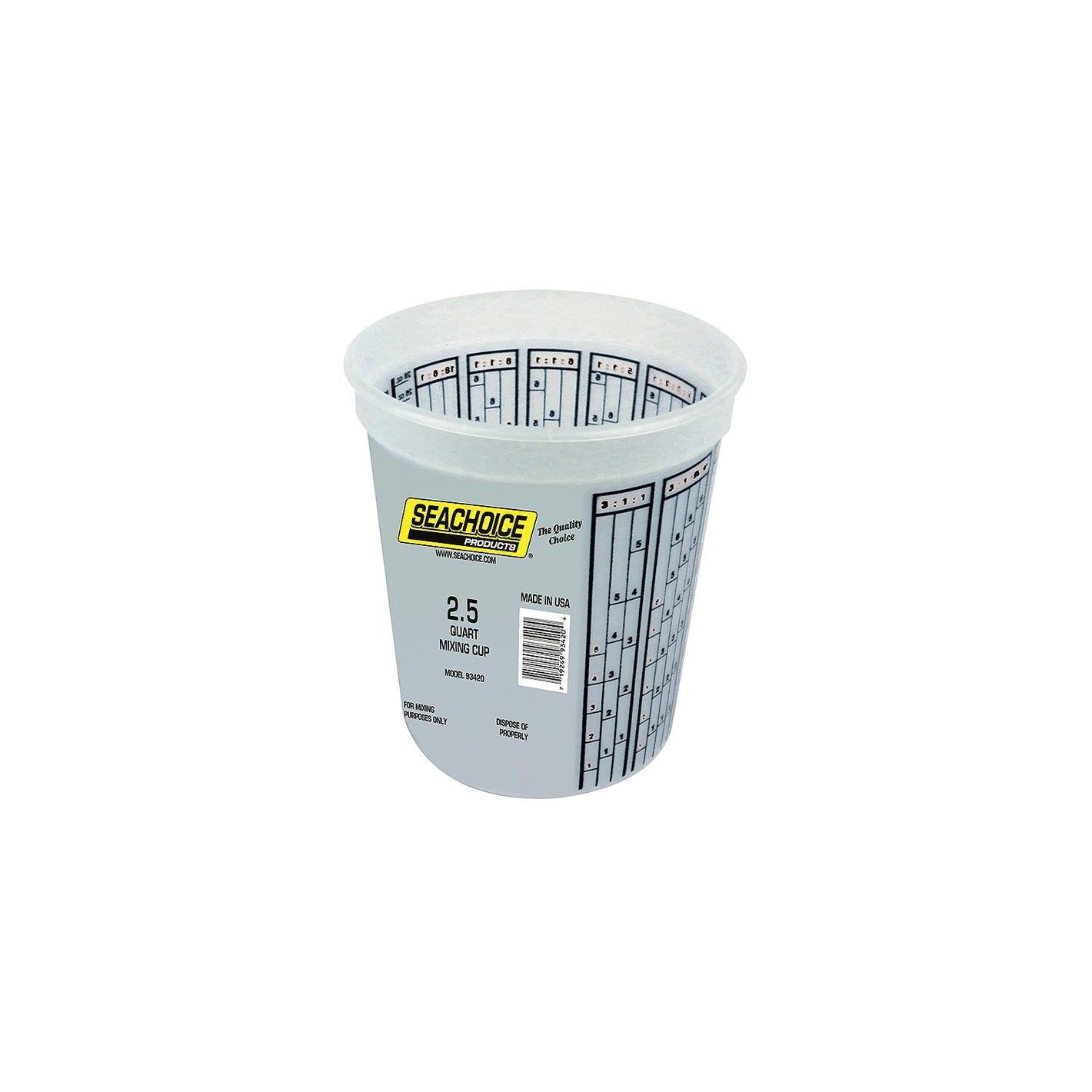 Paint Mix Container, 2.5 Quart