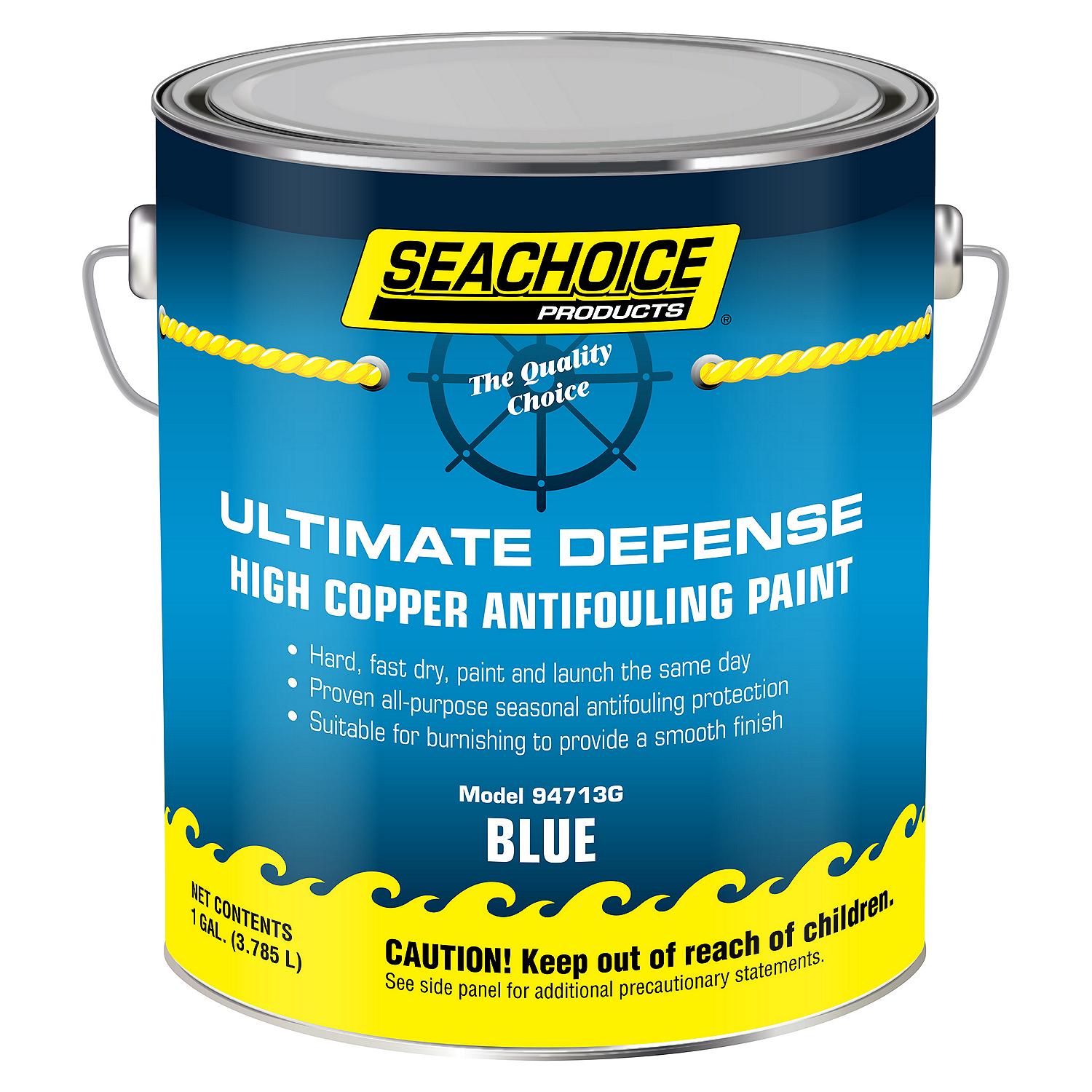 Ultimate Defense High-Copper Antifouling Paint, Blue, Gallon