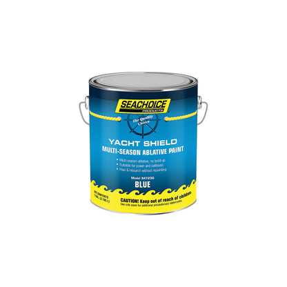 Yacht Shield Multi-Season Antifouling Paint, Blue, Gallon
