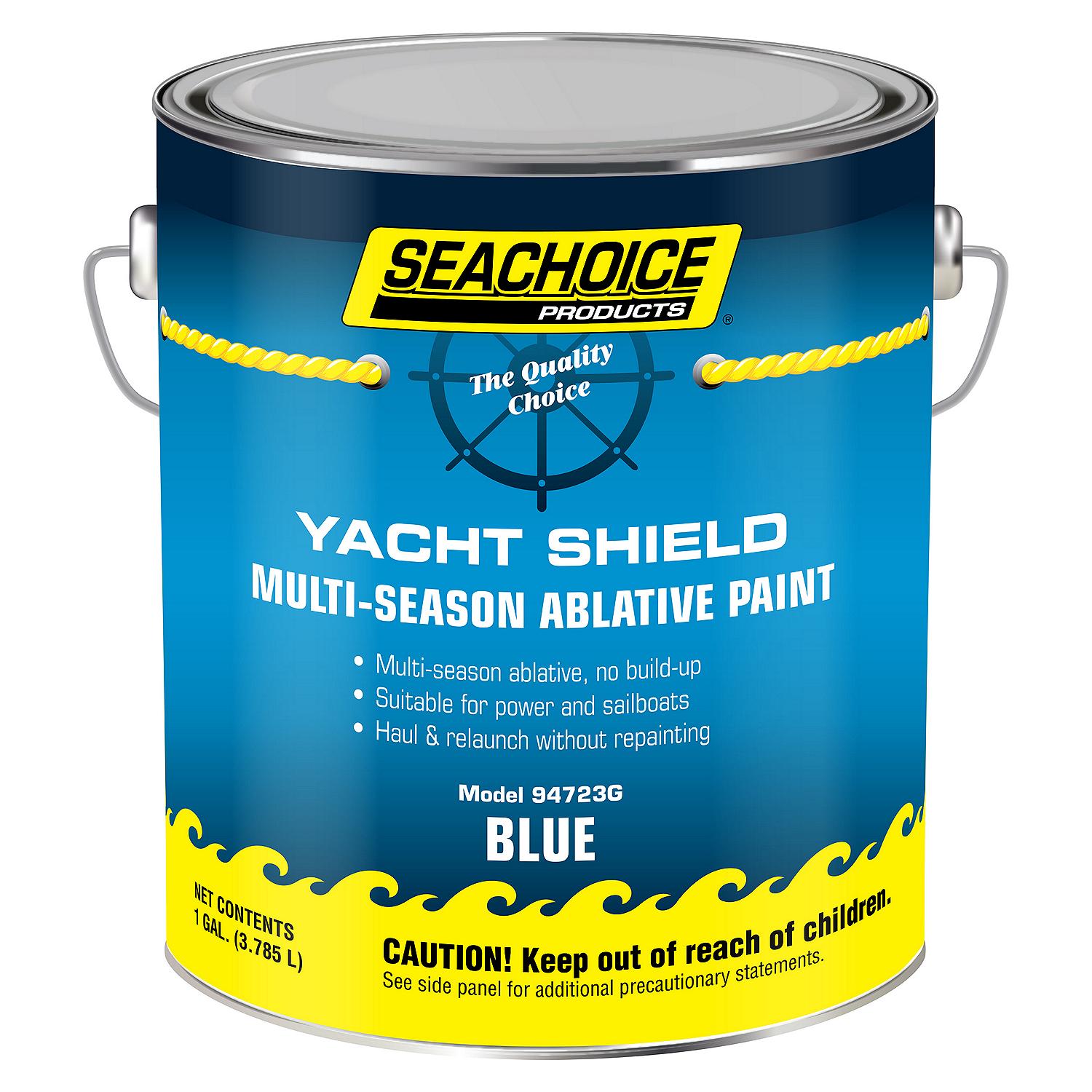 Yacht Shield Multi-Season Antifouling Paint, Blue, Gallon