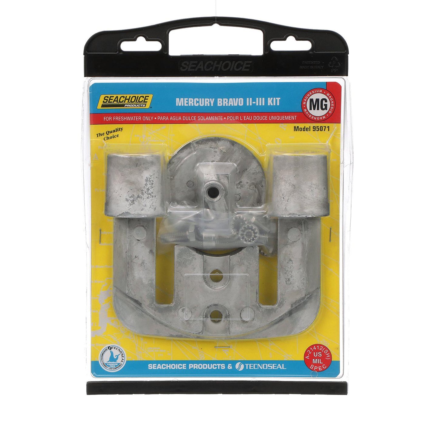 Magnesium Anode Kit For Mercury Bravo II (89-Present) & Bravo III (89-03)