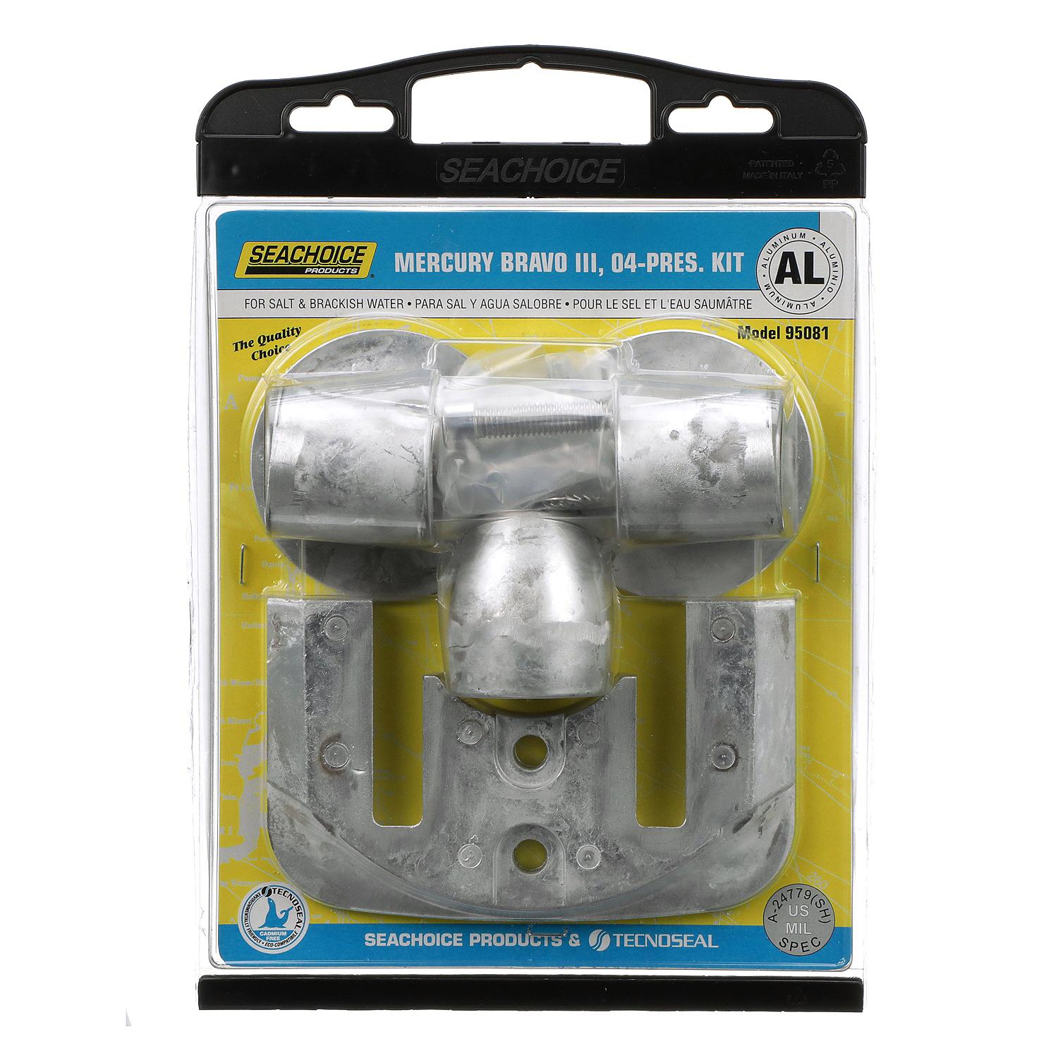 Aluminum Anode Kit For Mercury Bravo III (04-Present)