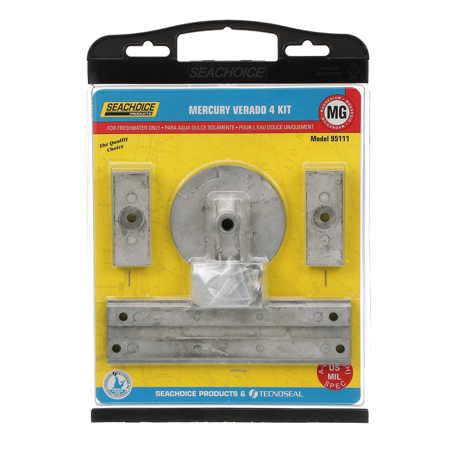 Magnesium Anode Kit For 4 Cylinder Mercury Verado