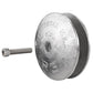 Rudder & Trim Tab Anode w/ Screw, Aluminum, Model R3, Size 3-3/4in x 1/2in