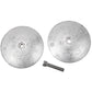 Rudder & Trim Tab Anode w/ Screw, Aluminum, Model R3, Size 3-3/4in x 1/2in
