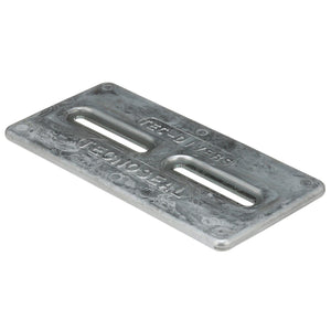 Diverfts Anode, Aluminum, Size 12in x 6in x 1/2in