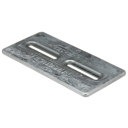 Diverfts Anode, Aluminum, Size 12in x 6in x 1/2in