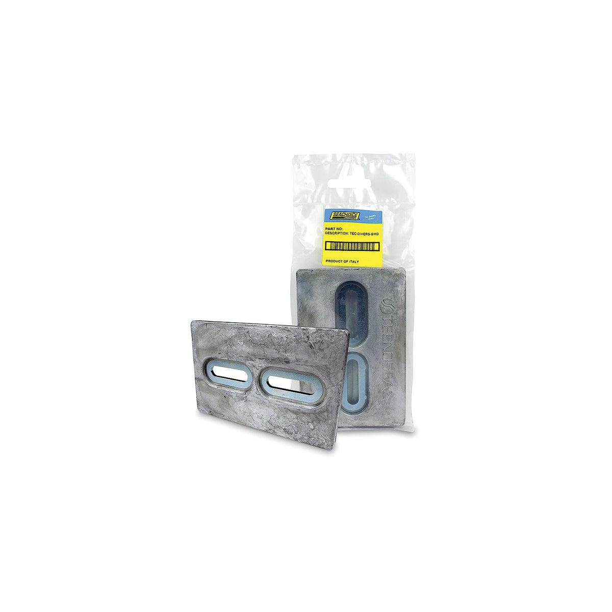 Diverfts Anode, Aluminum, Size 12in x 6in x 1/2in