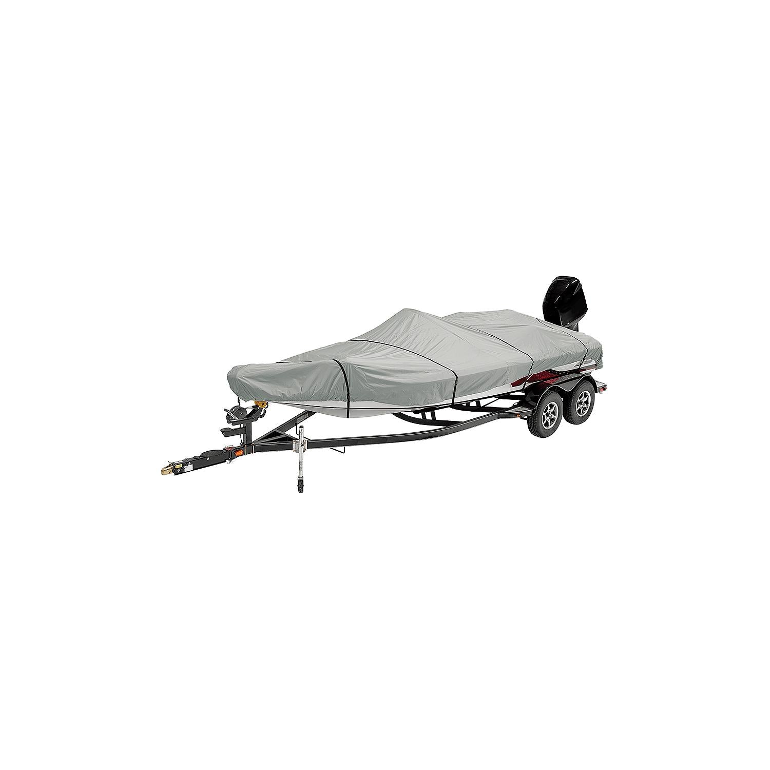 Universal Fit Boat Cover For 17ft-19ft Bass Boat, V-Hull Runabout, V-Hull Fishing Boats