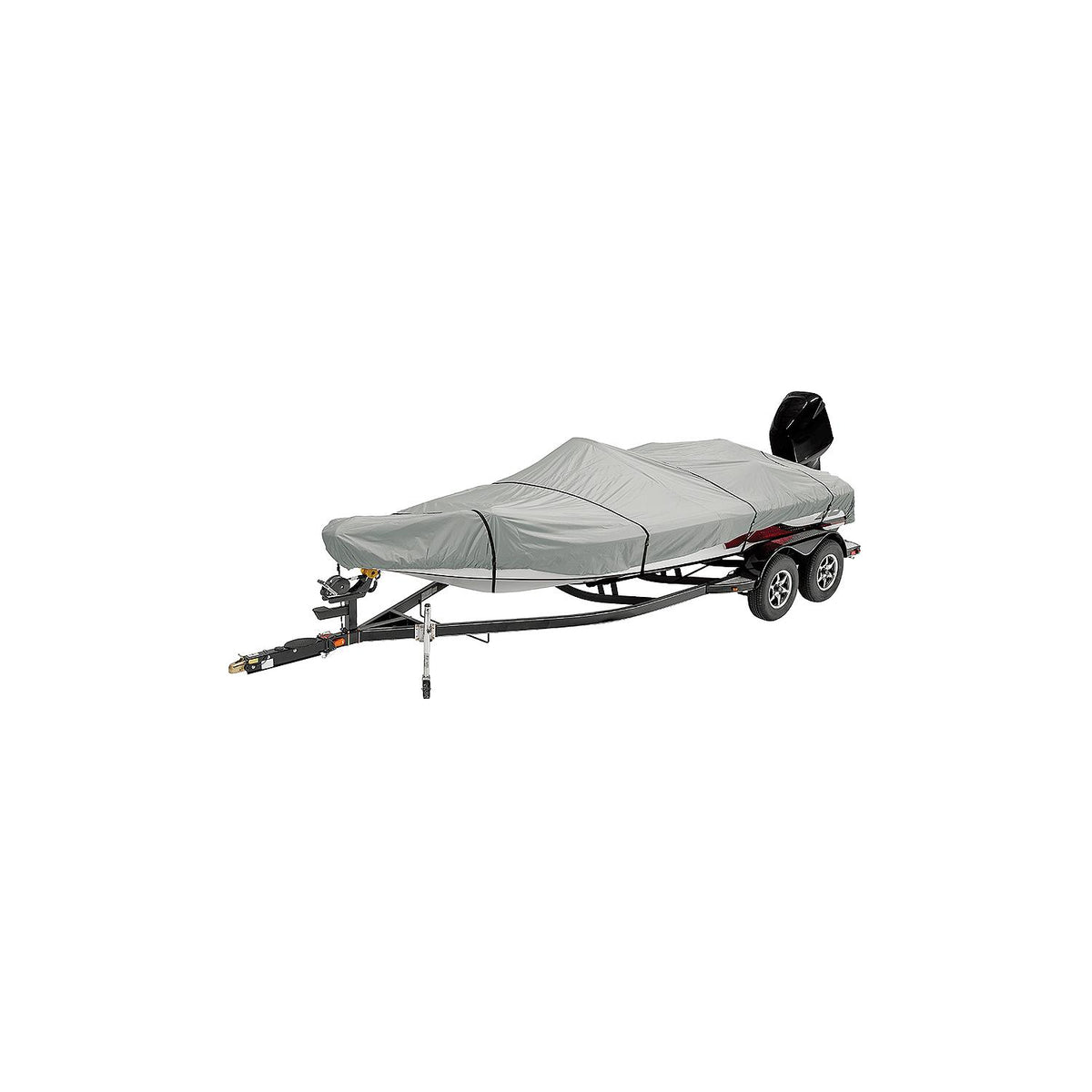 Universal Fit Boat Cover For 16ft-18ft Bass Boat, V-Hull Runabout, V-Hull Fishing Boats