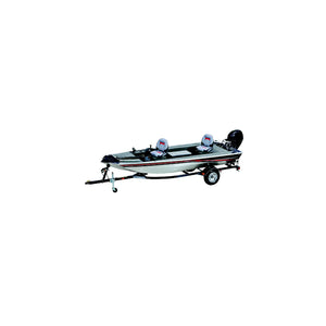 Universal Fit Boat Cover For 15ft-17ft Mod-V Fishing Boats