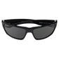 Reef Rider Polarized Sunglasses, Frame: Shiny Black, Lens: Grey