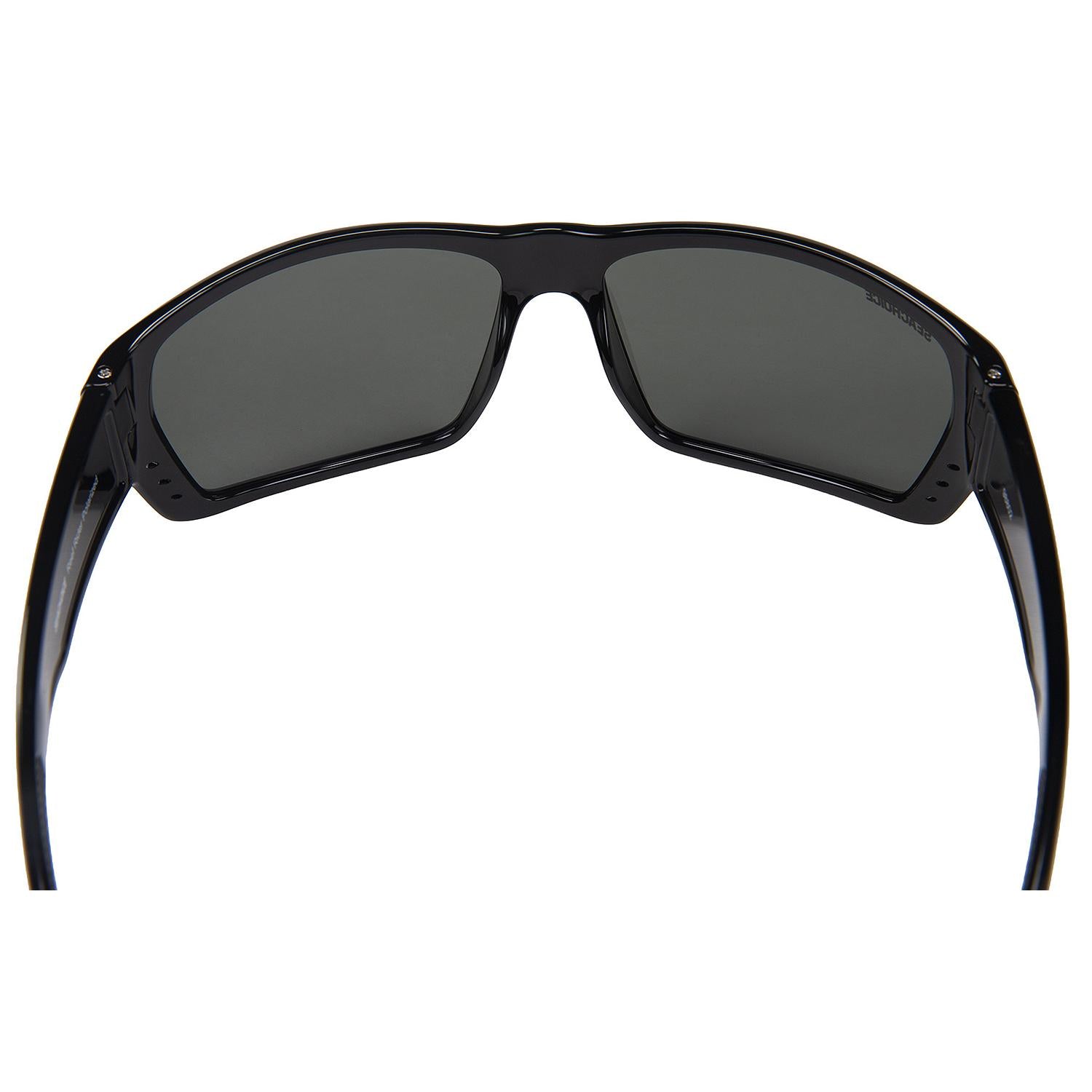 Reef Rider Polarized Sunglasses, Frame: Shiny Black, Lens: Grey