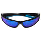 Voyager Polarized Sunglasses, Frame: Shiny Black, Lens: Blue Mirror