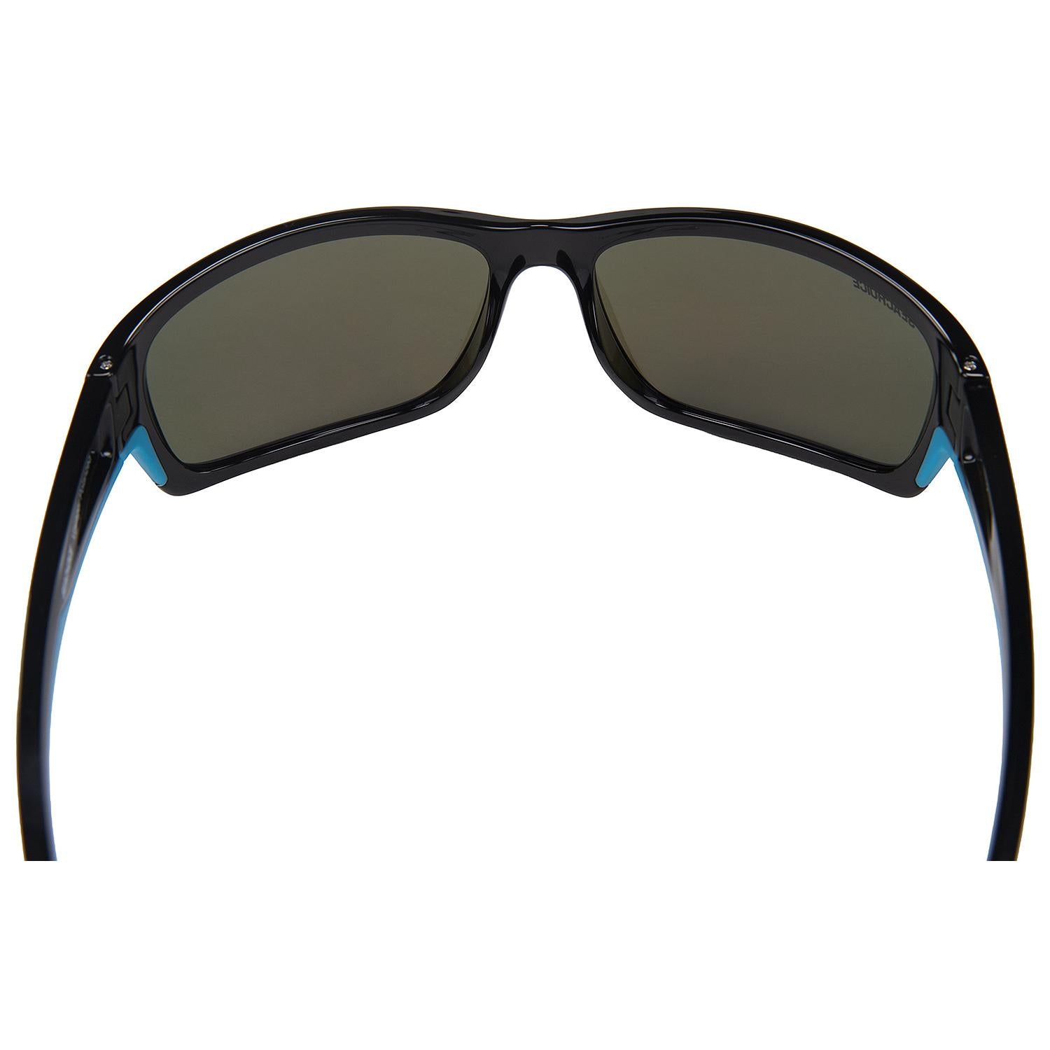 Voyager Polarized Sunglasses, Frame: Shiny Black, Lens: Blue Mirror