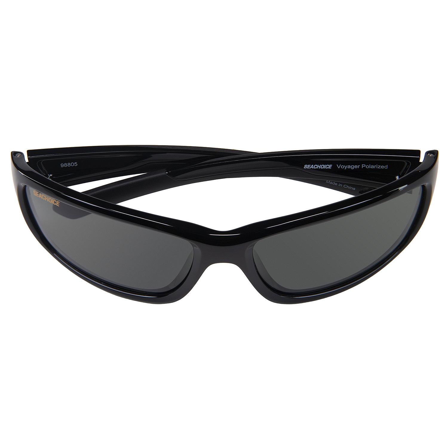 Voyager Polarized Sunglasses, Frame: Black, Lens: Grey