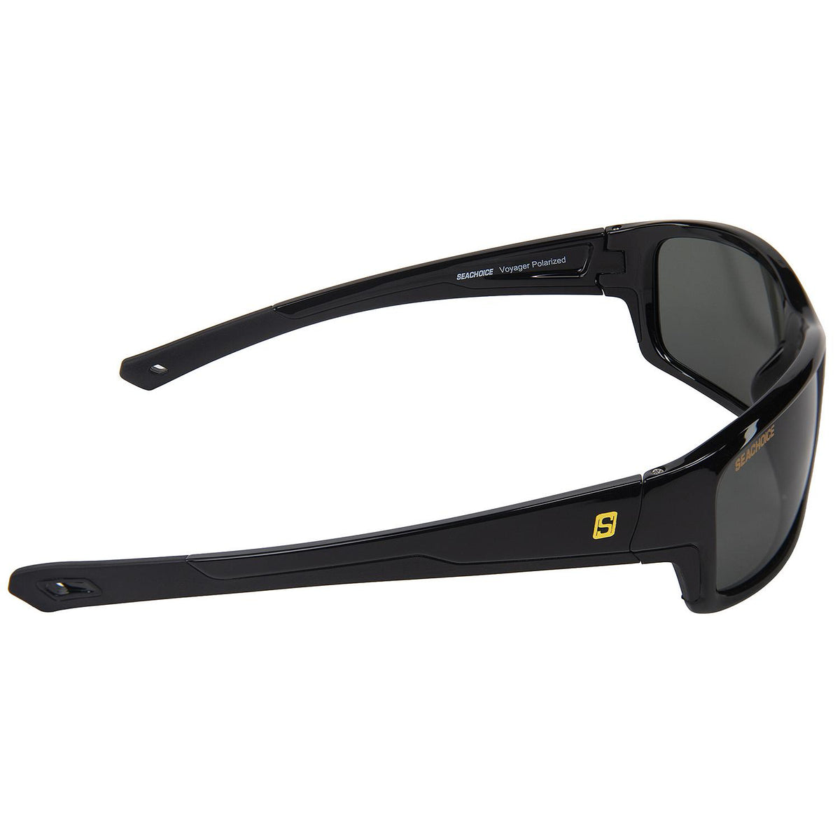 Voyager Polarized Sunglasses, Frame: Black, Lens: Grey