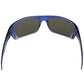 Odyssey Polarized Sunglasses, Frame: Shiny Blue Fade, Lens: Blue Mirror