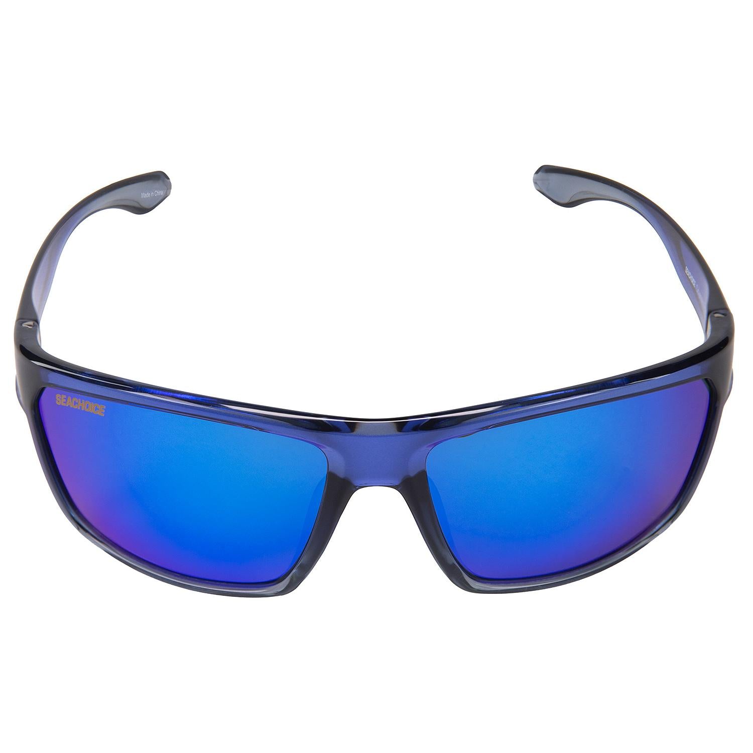 Odyssey Polarized Sunglasses, Frame: Shiny Blue Fade, Lens: Blue Mirror