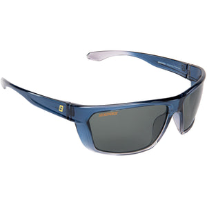 Odyssey Polarized Sunglasses, Frame: Shiny Black Fade, Lens: Smoke