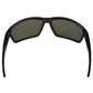 Sentry Polarized Sunglasses, Frame: Shiny Black, Lens: Blue Mirror