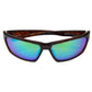 Sentry Polarized Sunglasses, Frame: Shiny Tortoise, Lens: Green Mirror