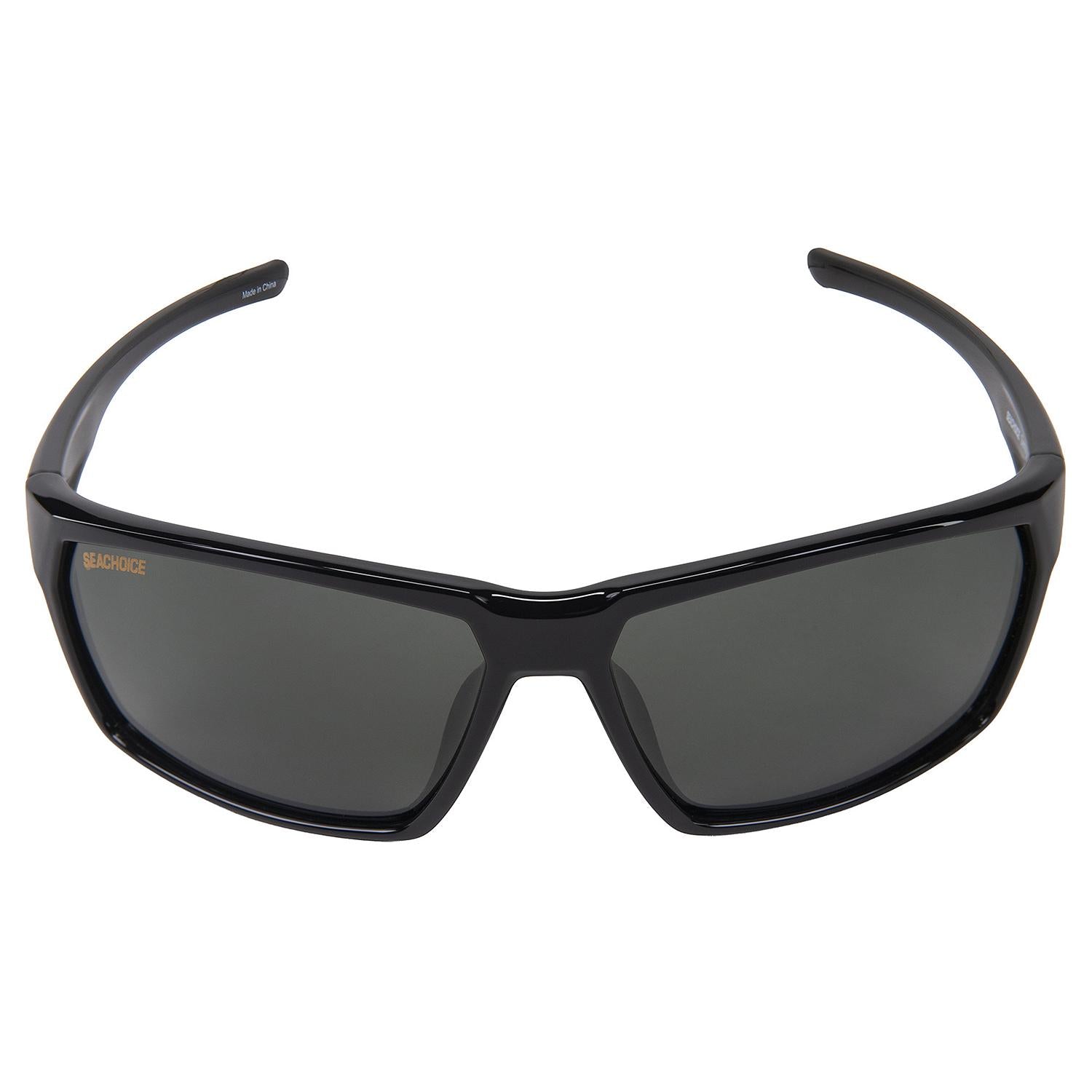 Sentry Polarized Sunglasses, Frame: Shiny Black, Lens: Grey