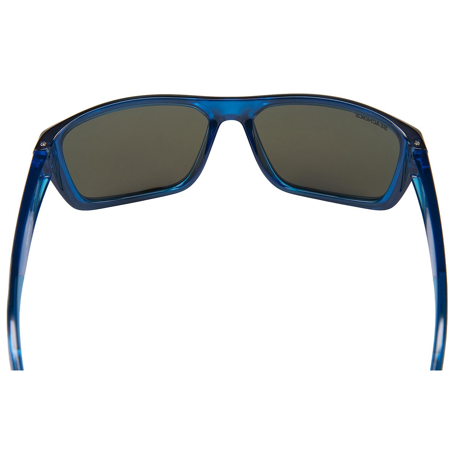 Navigator Polarized Sunglasses, Frame: Shiny Black/Black Backspray, Lens: Blue Mirror