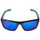 Navigator Polarized Sunglasses, Frame: Shiny Black/Black Backspray, Lens: Blue Mirror